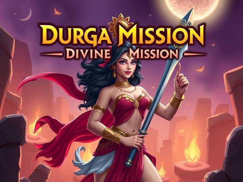 Divine Durga Mission Game Cover Art Divine Durga Mission Game Cover